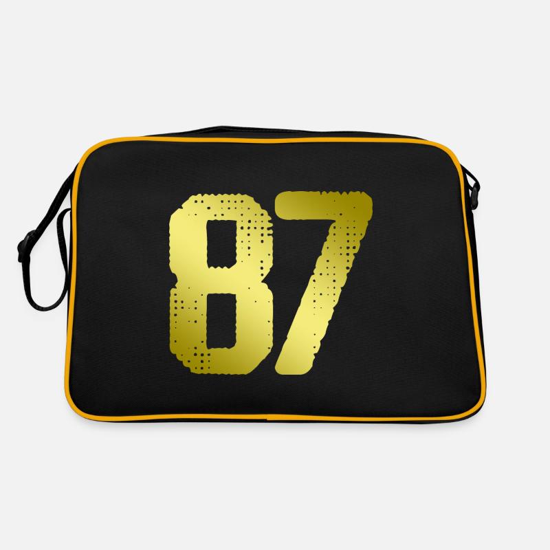 87 Maillot numéro Sac Retro