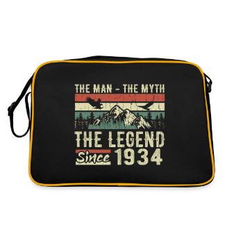 Retro 1934 Vintage - Cadeau D’anniversaire 1934 - Sac Retro - noir/or - Dos