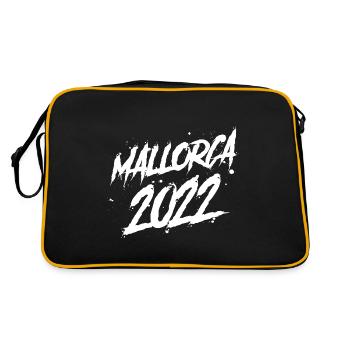Mallorca 2022 - Retro Tasche - Schwarz/Gold - Hinten