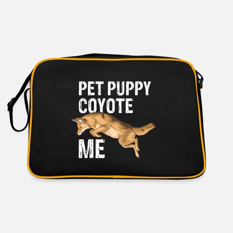 Conception de chasseur de coyote pour la chasse au coyote Sac Retro