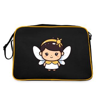 Fairy Cute Fairy Tale - Retro Bag - black/gold - Back