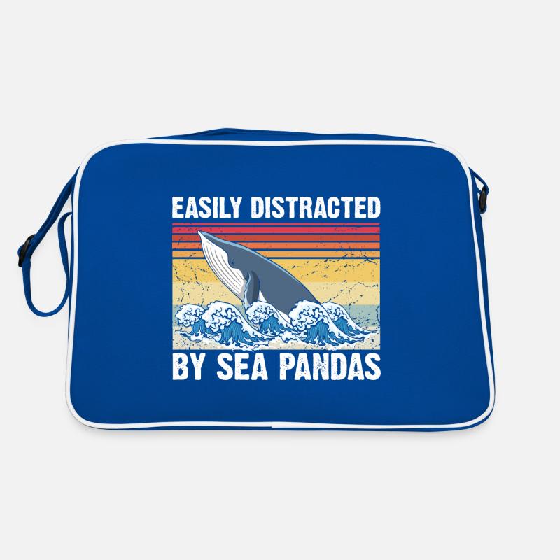 Baleines Baleines Océan Mer Marine Biologiste Plongée Rétro Sac Retro