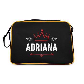 Adriana - Retro Bag - black/gold - Back
