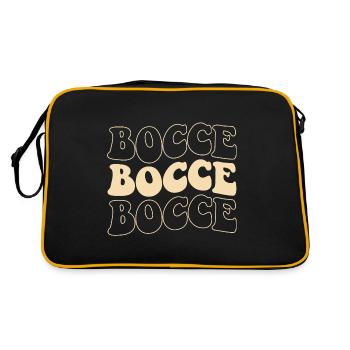 Bocce Quote Bocce Ball avec Jack Bocci Game Bocce - Sac Retro - noir/or - Dos