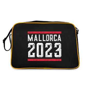 Mallorca 2023 - Retro Tasche - Schwarz/Gold - Hinten