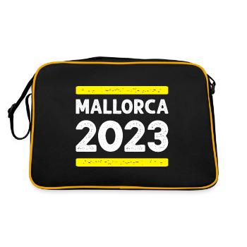 Mallorca 2023 - Retro Tasche - Schwarz/Gold - Hinten