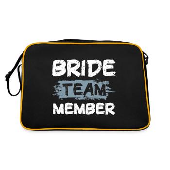 L’équipe de la mariée - Sac Retro - noir/or - Dos