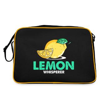 Limonade Limonade Limonade Limonade Stand Design - Sac Retro - noir/or - Dos