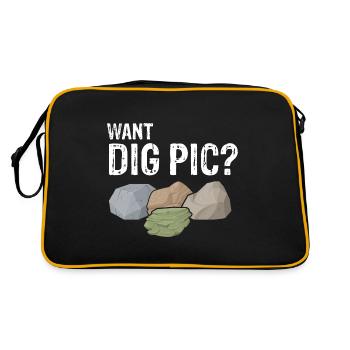 Rock Research and Quartz Rock Design - Retro Bag - black/gold - Back