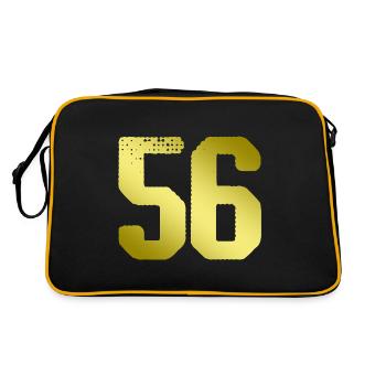 56 Number jersey - Retro Bag - black/gold - Back