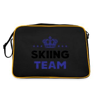 Skiing Team - Retro Bag - black/gold - Back