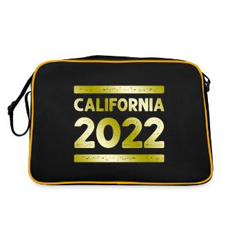 Équipage de fête en Californie - Sac Retro - noir/or - Dos