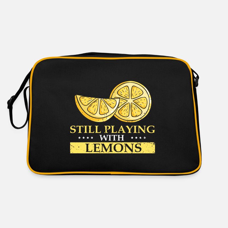 Lemon Design Lemonades Stand Boss Vente de citron Sac Retro