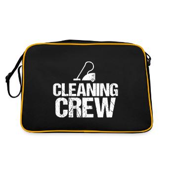 Cleaning Cleaning Cleaning Crew Crew Team Staff - Retro Bag - black/gold - Back