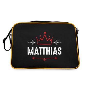 Matthias - Sac Retro - noir/or - Dos