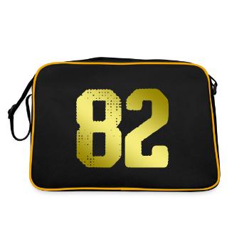 82 number jersey - Retro Bag - black/gold - Back