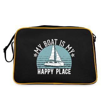 Catamaran Capitaine Voilier - Sac Retro - noir/or - Dos