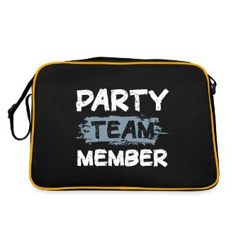 Party Team - Retro Bag - black/gold - Back