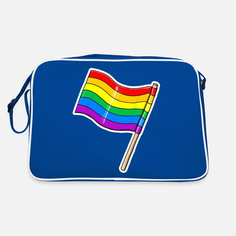 Rainbow flag Retro Bag