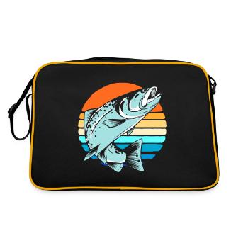 Pêche pêche - Sac Retro - noir/or - Dos