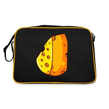 Käse Käserei Käser Parmesan Gourmet - Retro Tasche - Schwarz/Gold - Hinten