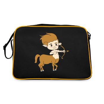 Zentaur - Sac Retro - noir/or - Dos