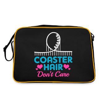 Roller coaster hair - Retro Bag - black/gold - Back