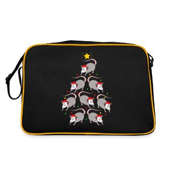 opossum - Retro Bag - black/gold - Back