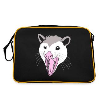 opossum - Retro Bag - black/gold - Back