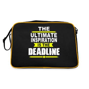 Designer Graphic Designer Graphic Designer Artist - Retro Bag - black/gold - Back