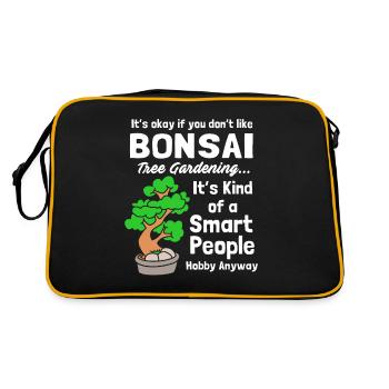 Bonsai Tree - Retro Bag - black/gold - Back