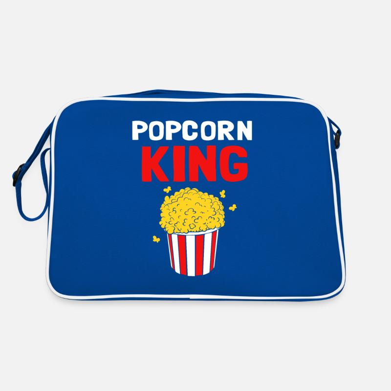 Popcorn König Retro Tasche