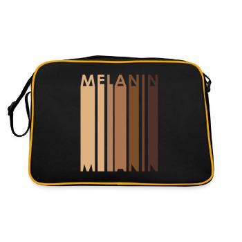 Melanin Black Variety Tolerance Black Power - Retro Bag - black/gold - Back