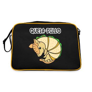 Armadillo Quesadilla Taco - Retro Bag - black/gold - Back