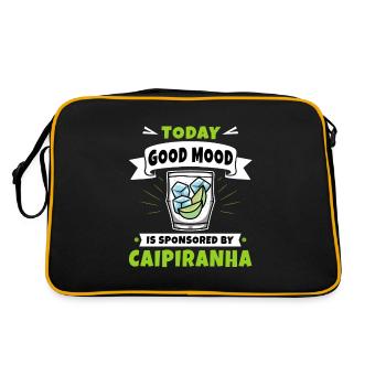 Caipirinha - Today Good mood - Sac Retro - noir/or - Dos