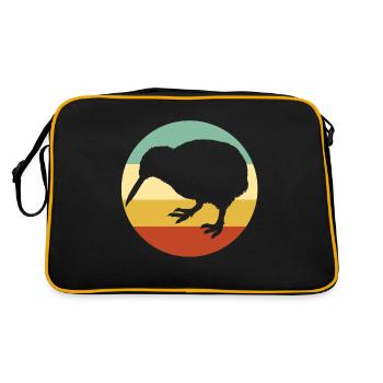 kiwi-bird kiwi bird - Retro Bag - black/gold - Back
