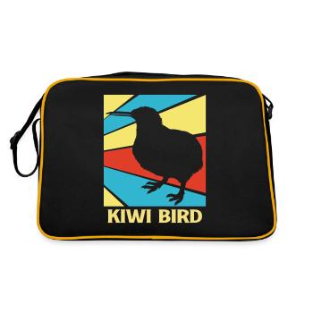 kiwi-bird kiwi bird - Retro Bag - black/gold - Back