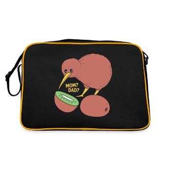 kiwi-bird kiwi bird - Retro Bag - black/gold - Back