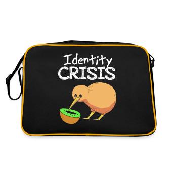kiwi-bird kiwi bird - Retro Bag - black/gold - Back