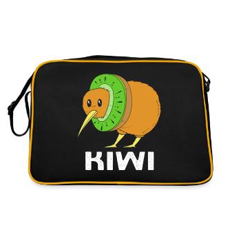 kiwi-bird kiwi bird - Retro Bag - black/gold - Back