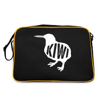 kiwi-bird kiwi bird - Retro Bag - black/gold - Back