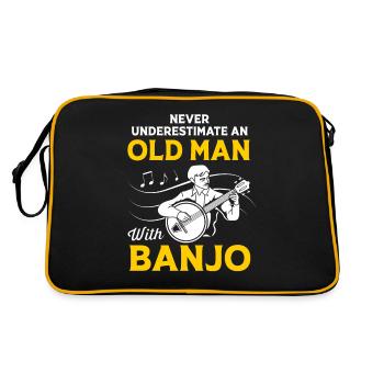 Bluegrass - Retro Bag - black/gold - Back
