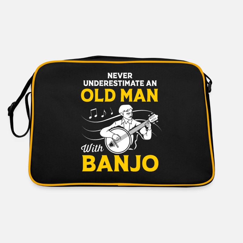 Bluegrass - Retro Tasche - Schwarz/Gold