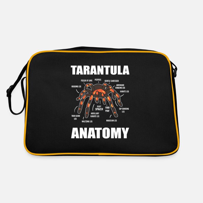 Science Araignées Araignées Anatomie d’araignées Sac Retro