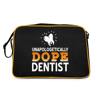 Dentist - Dentist - Retro Bag - black/gold - Back