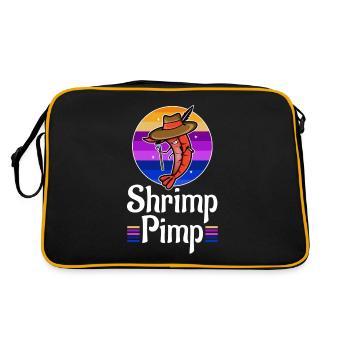 Shrimp Pimp - Retro Bag - black/gold - Back