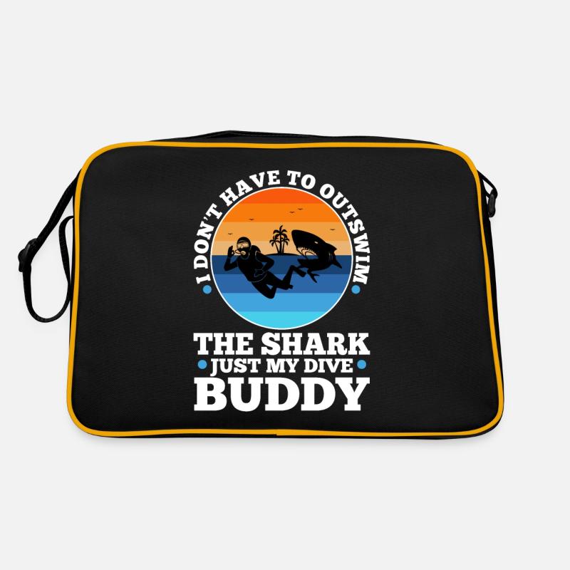 Je n’ai pas besoin de surpasser le requin de mon copain de plongée Sac Retro