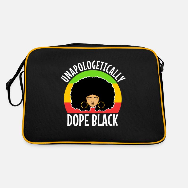 Unapologetically black Retro Bag