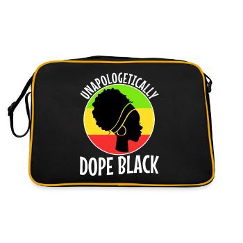 Noir sans excuse - Sac Retro - noir/or - Dos