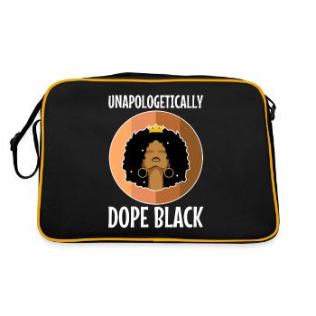 Sans excuse noir, Histoire des Noirs - Sac Retro - noir/or - Dos